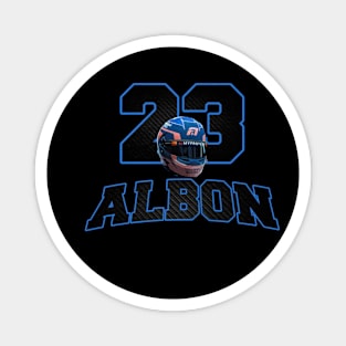 Alex Albon 23 Helmet Magnet